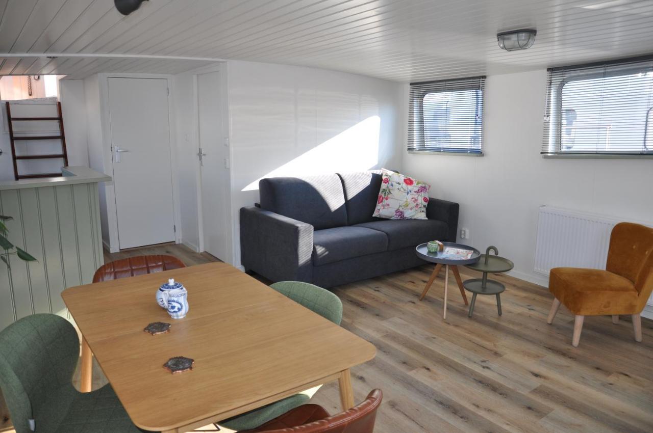 Private Lodge On Houseboat 암스테르담 외부 사진